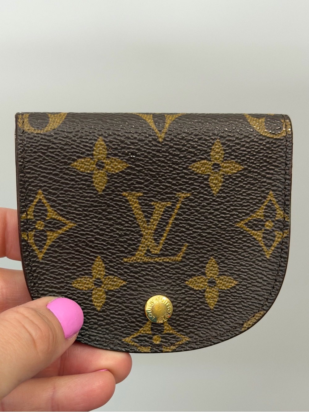 Louis Vuitton Monogram Porte-Monnaie Gousset coin purse - Picture 1 of 15